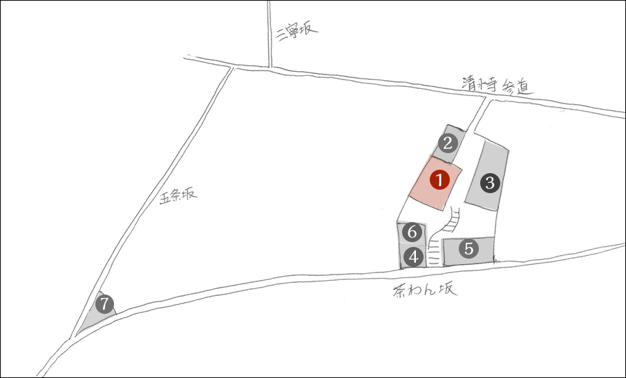 朝日陶庵の地図
